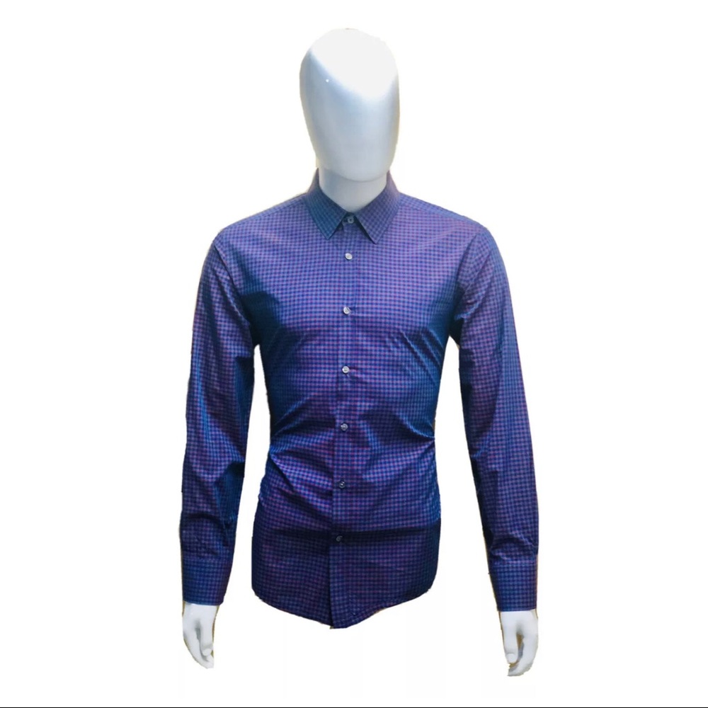 Hugo Boss Mens Dress Shirt Large L Slim Fit $148